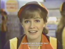 1982 Burger King Christmas Commercial with Lea Thompson, Elisabeth Shue and Sarah Michelle Gellar